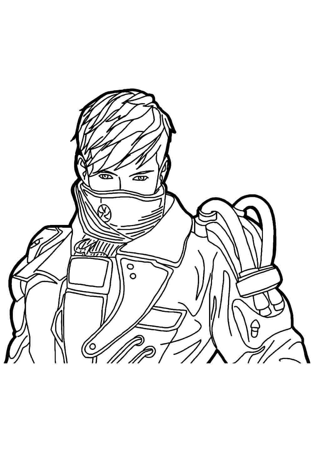 Free Fire Ausmalbilder 968