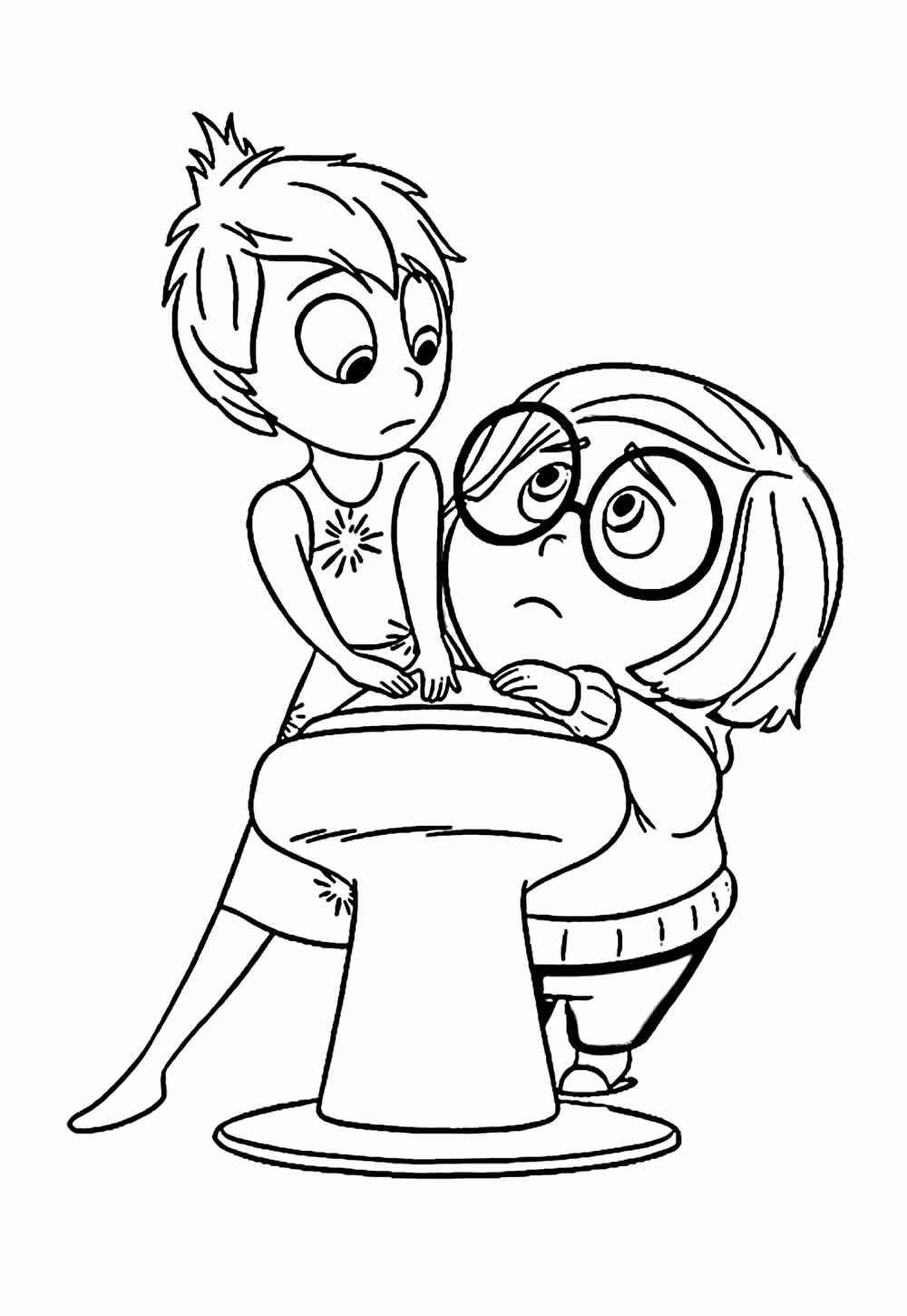 Freude Alles steht Kopf Ausmalbilder 919