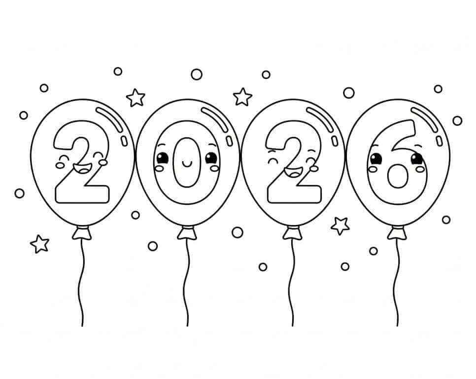 Frohes Neues Jahr Ausmalbilder 256