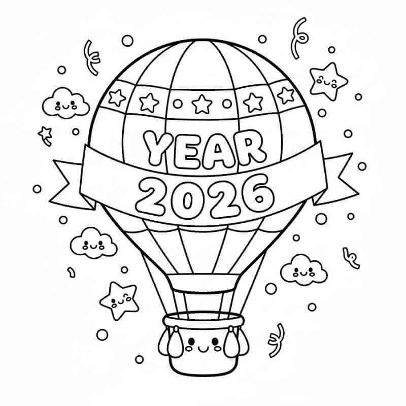 Frohes Neues Jahr Ausmalbilder 268