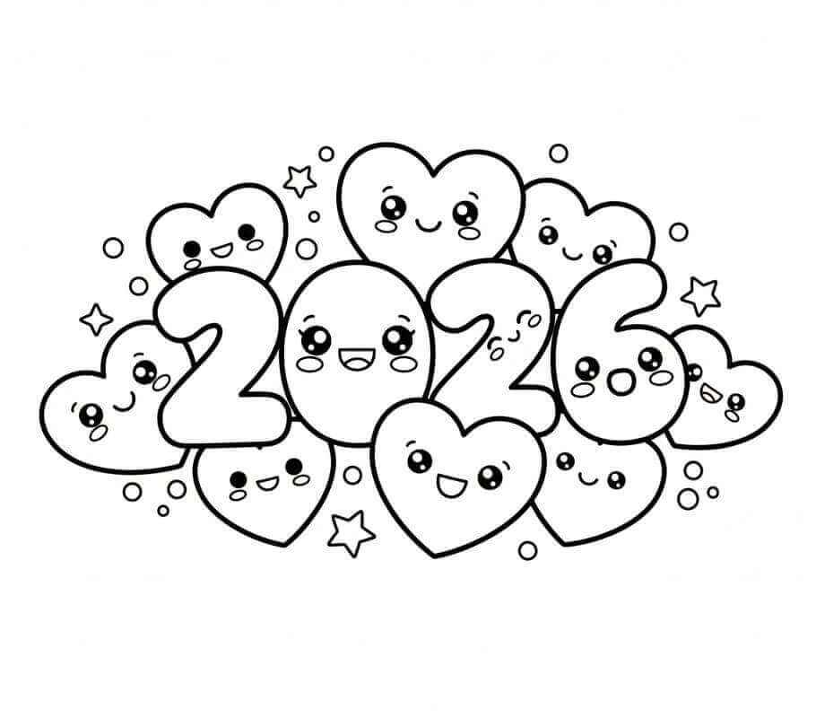 Frohes Neues Jahr Ausmalbilder 324