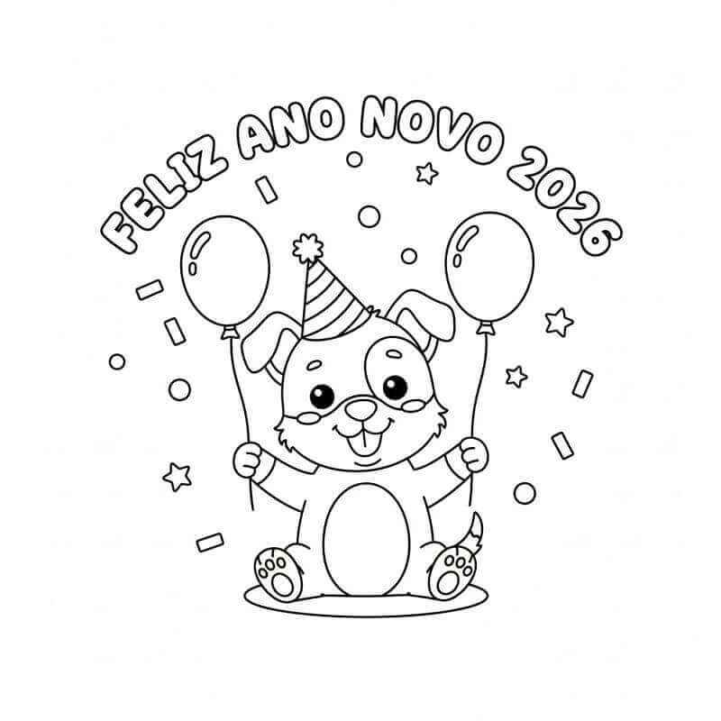 Frohes Neues Jahr Ausmalbilder 364
