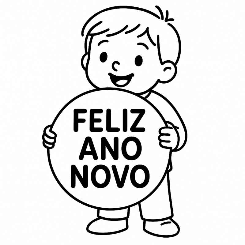 Frohes Neues Jahr Ausmalbilder 702