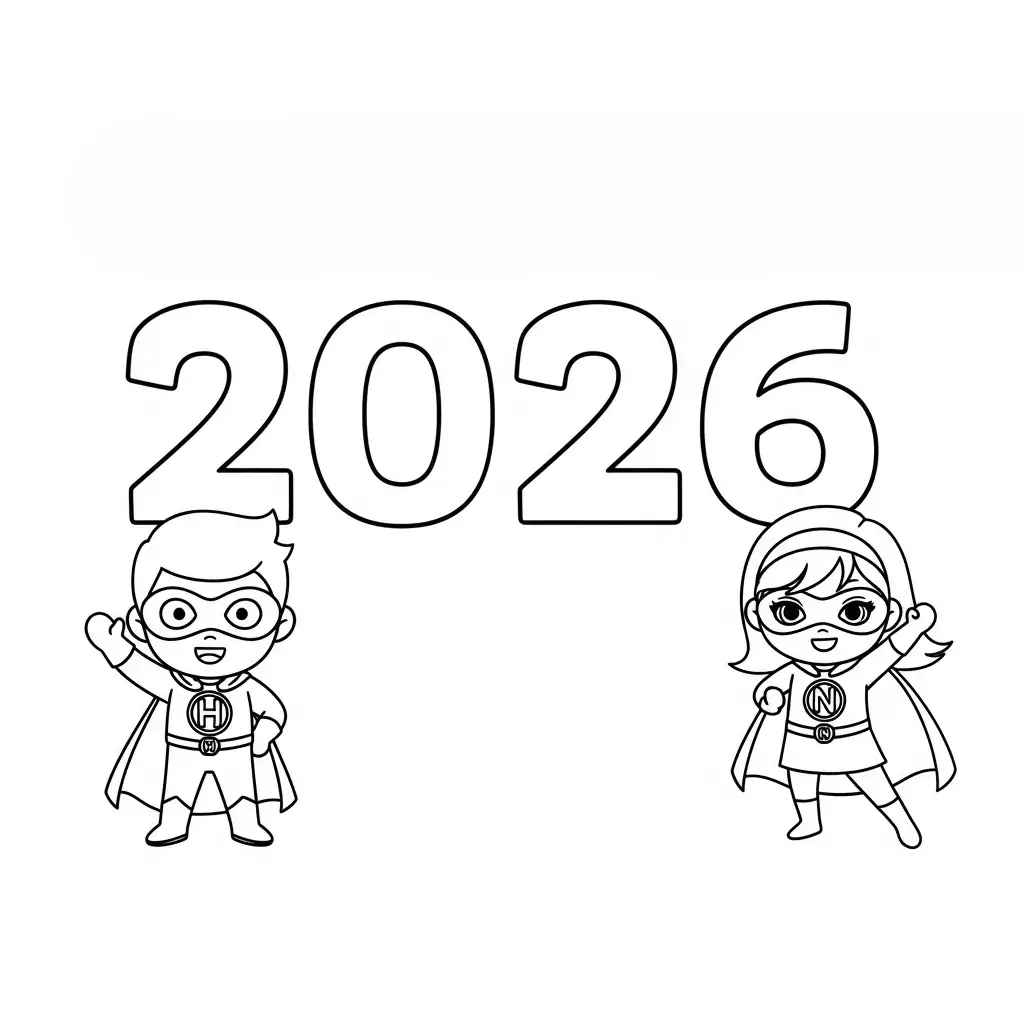 Frohes Neues Jahr Ausmalbilder 771