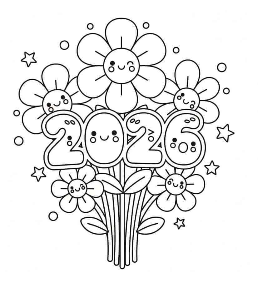 Frohes Neues Jahr Ausmalbilder 986