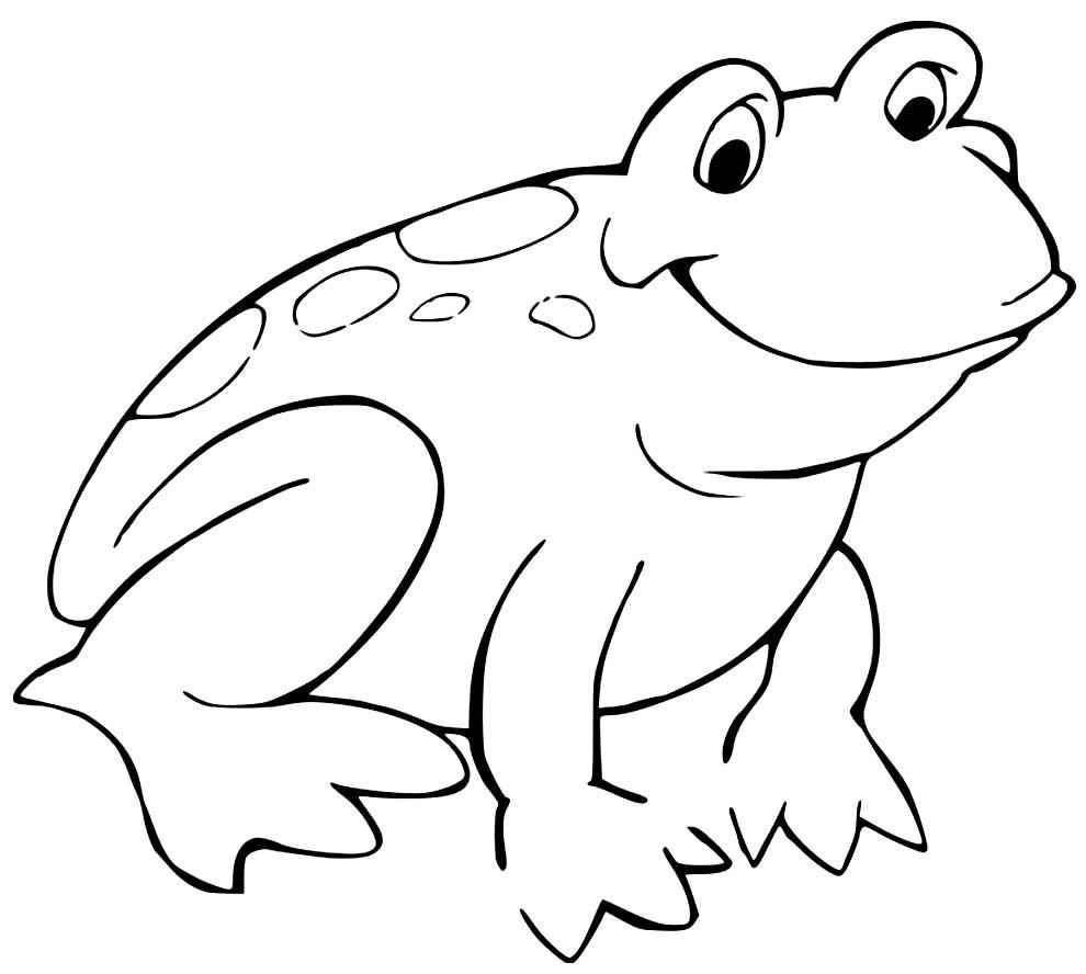 Frösche Ausmalbilder 040