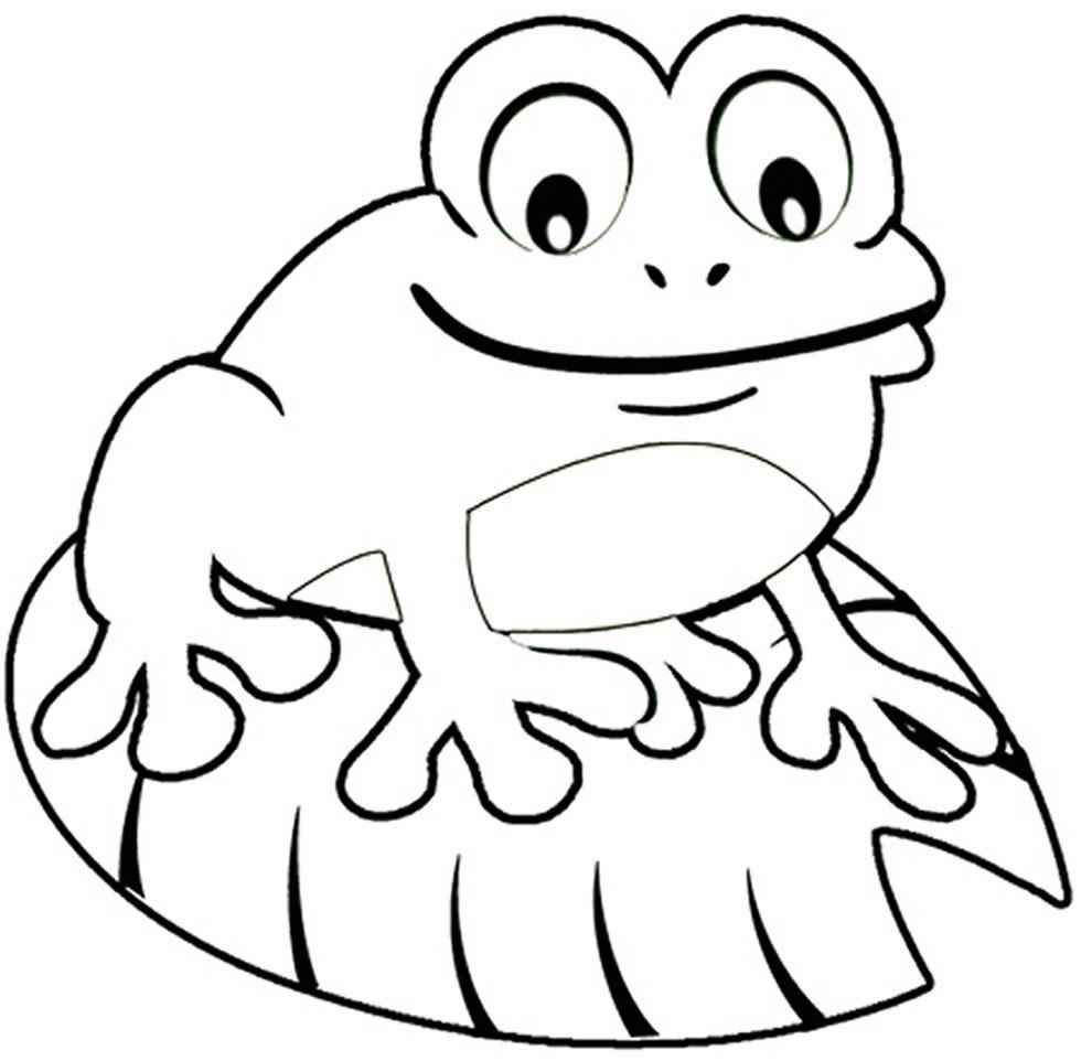 Frösche Ausmalbilder 050