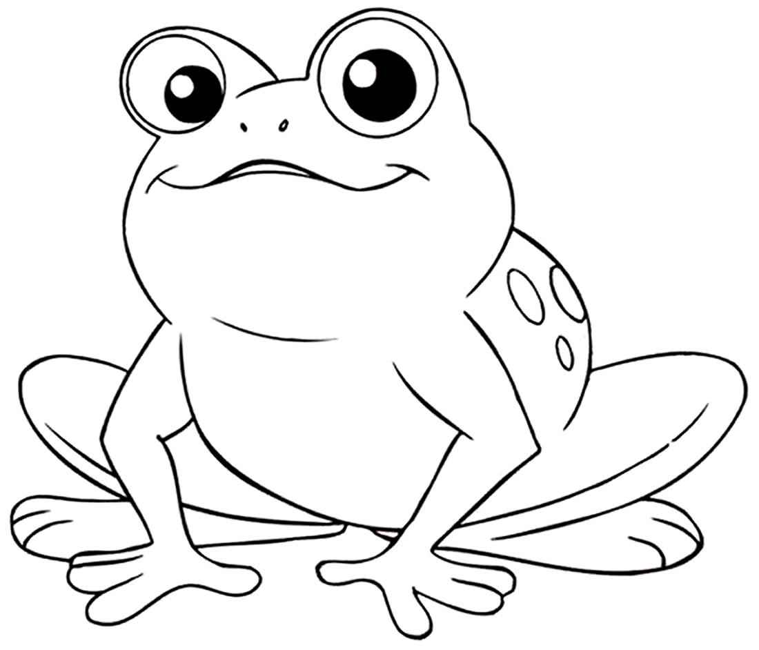 Frösche Ausmalbilder 091