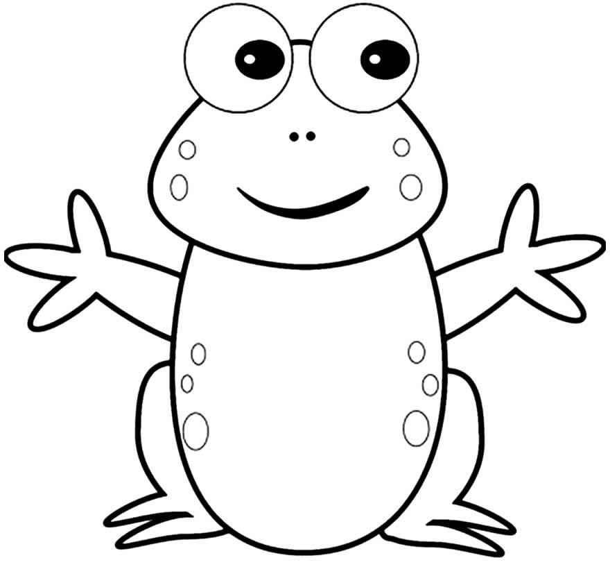 Frösche Ausmalbilder 295