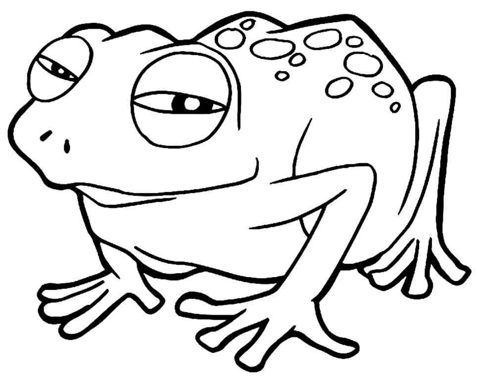 Frösche Ausmalbilder 424