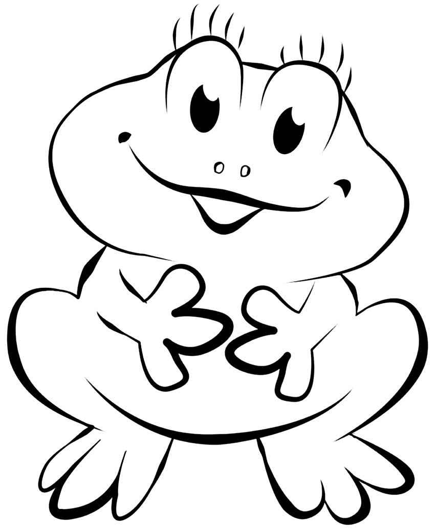 Frösche Ausmalbilder 493