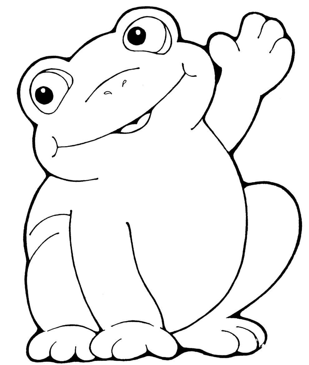 Frösche Ausmalbilder 525