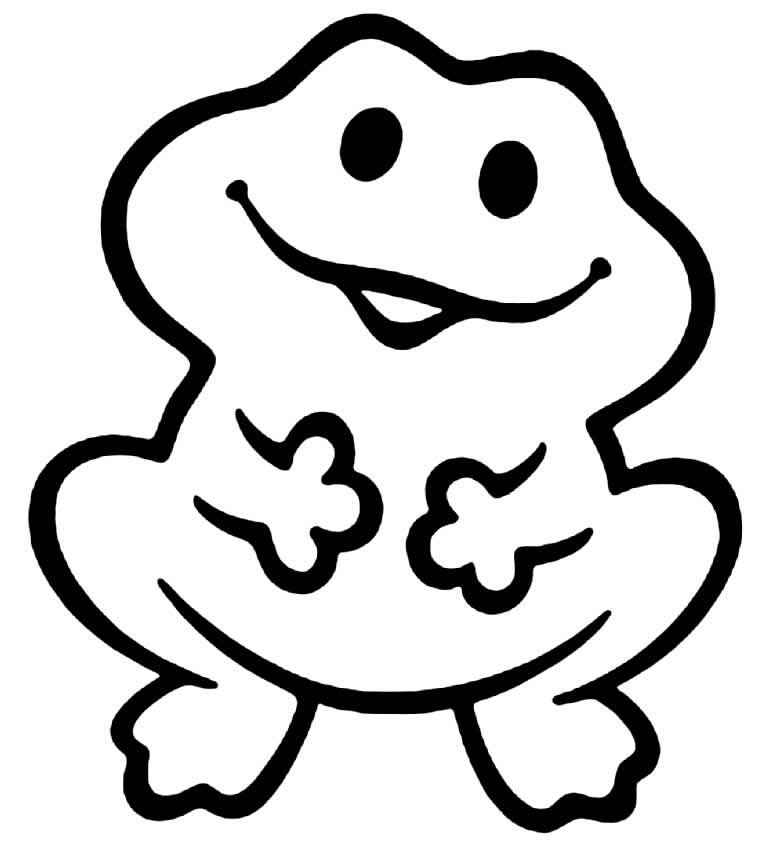 Frösche Ausmalbilder 529