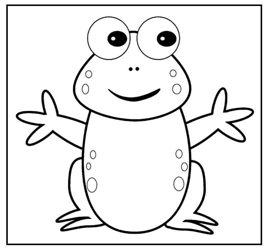 Frösche Ausmalbilder 763