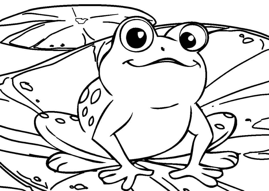 Frösche Ausmalbilder 964