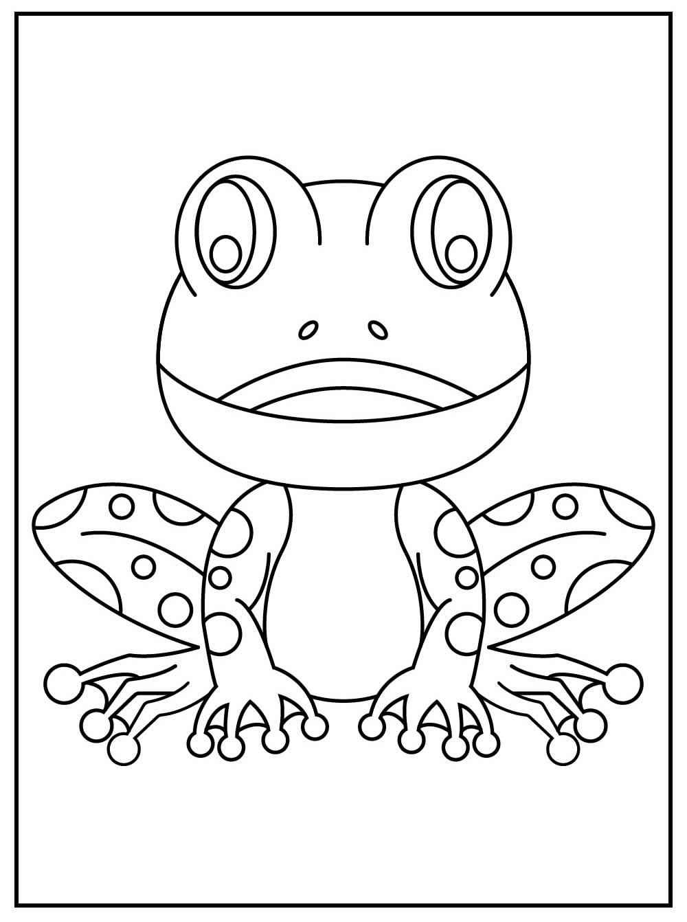 Frösche Ausmalbilder 987