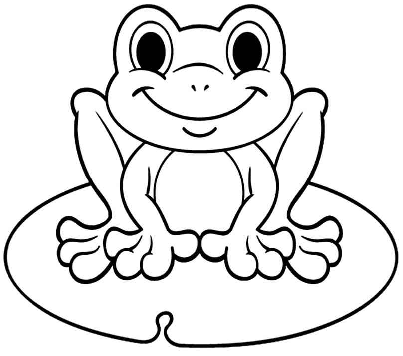 Frösche Ausmalbilder 989