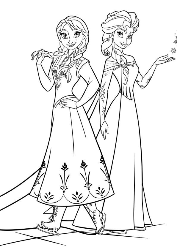 Frozen Ausmalbilder 123