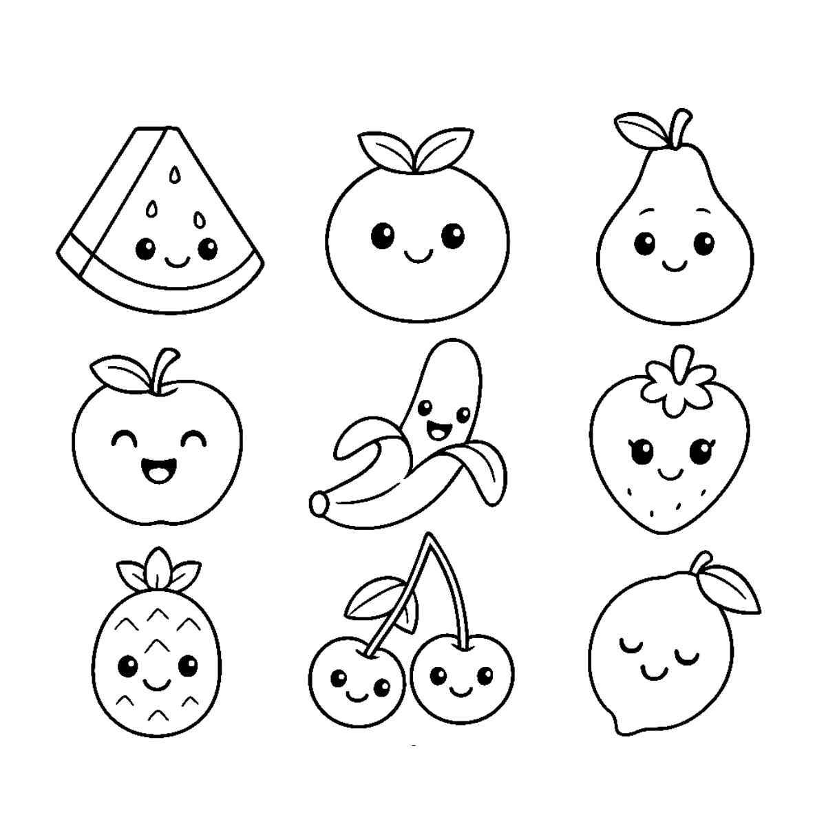 Früchte Ausmalbilder 085