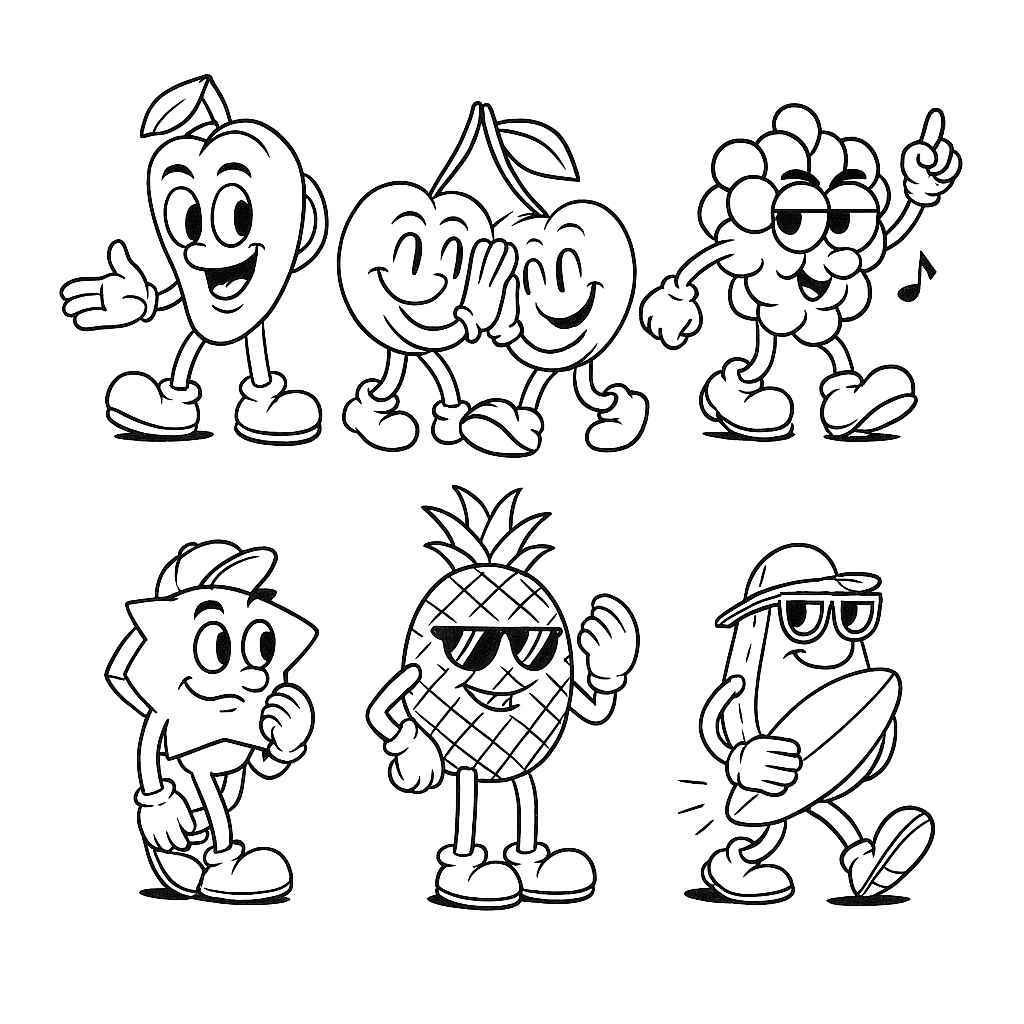 Früchte Ausmalbilder 468