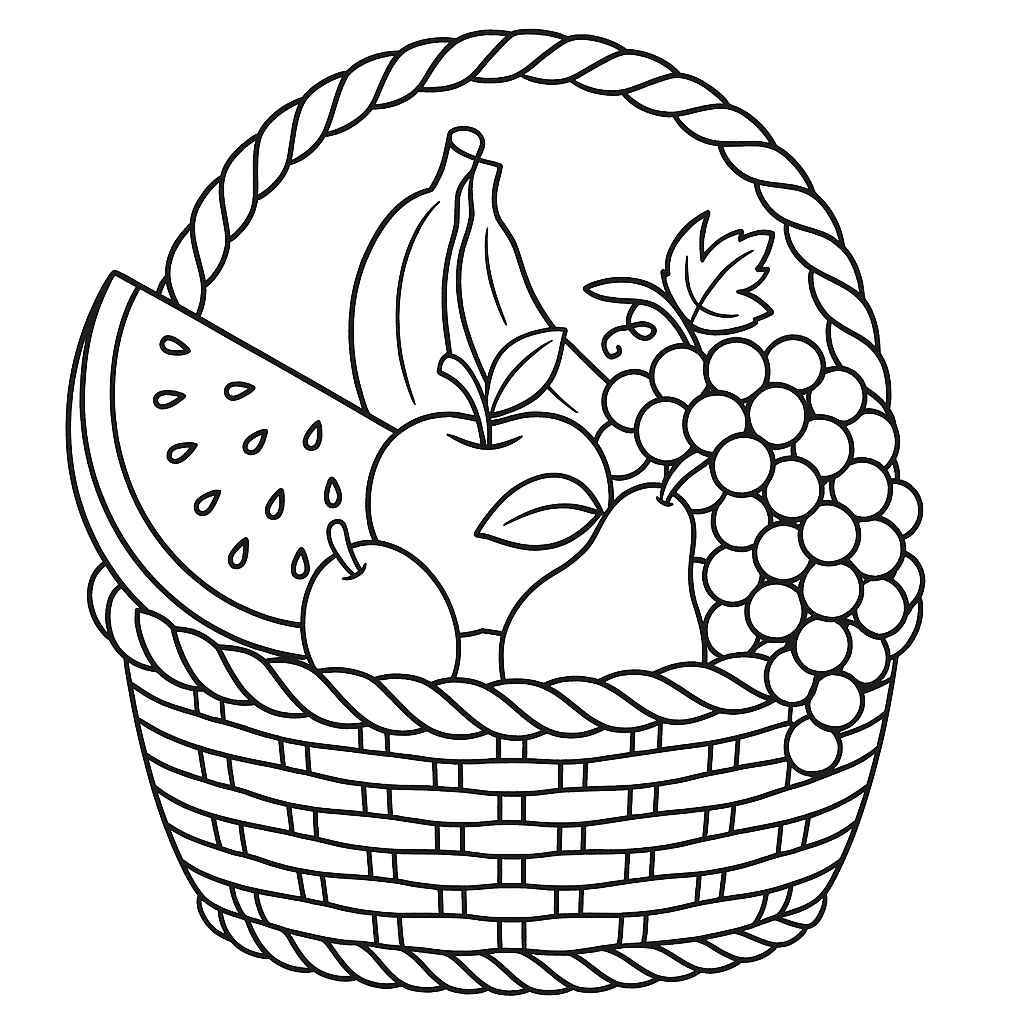 Früchte Ausmalbilder 962