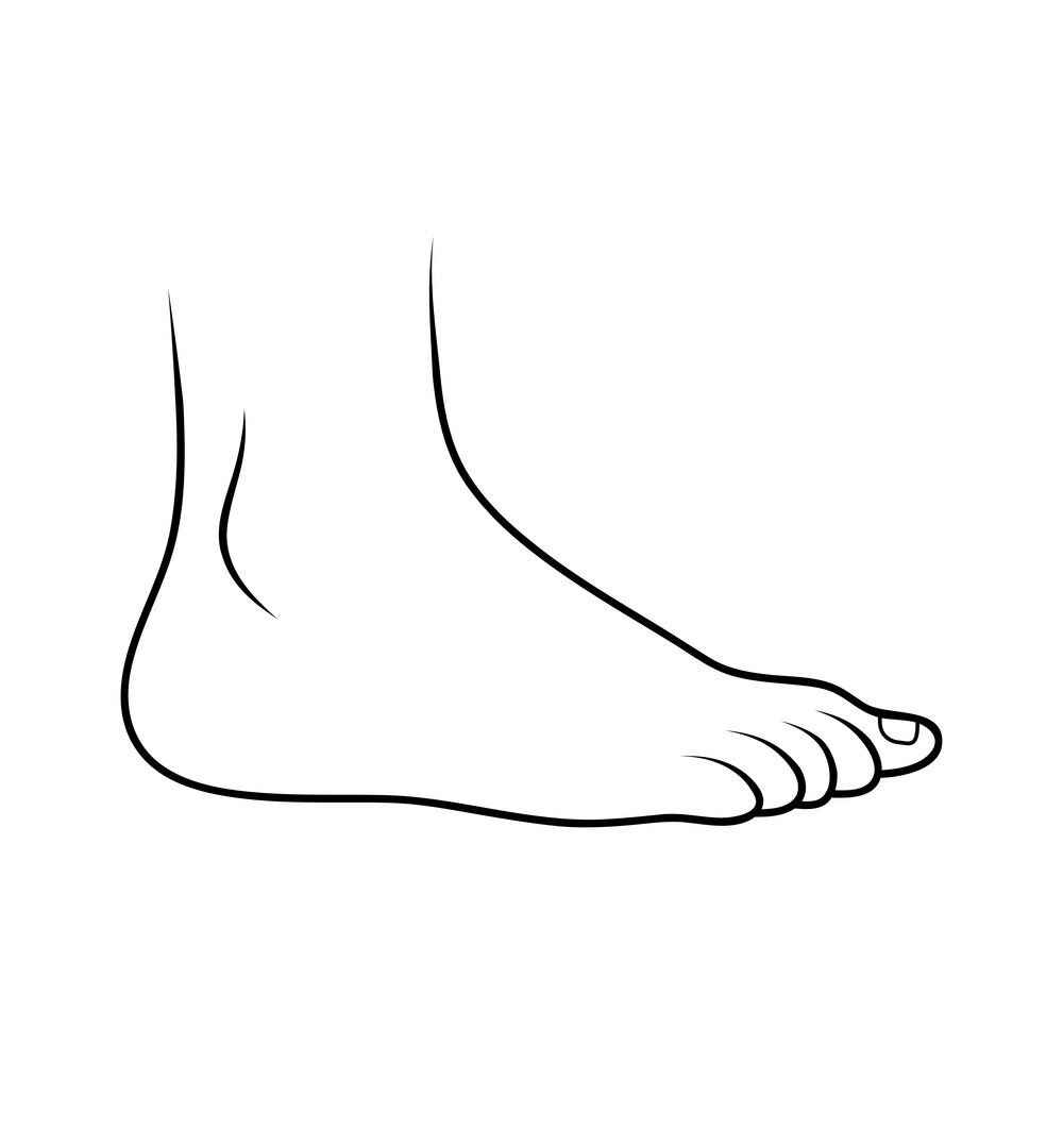 Fuß Ausmalbilder 058