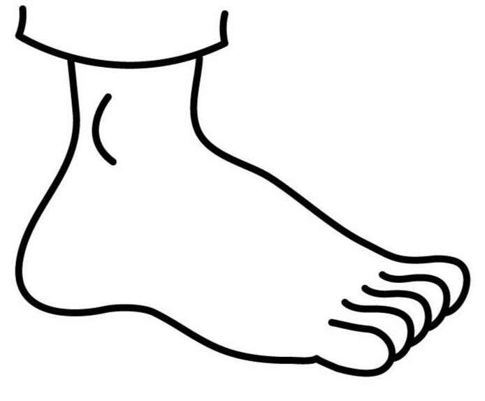 Fuß Ausmalbilder 083