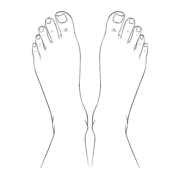 Fuß Ausmalbilder 320