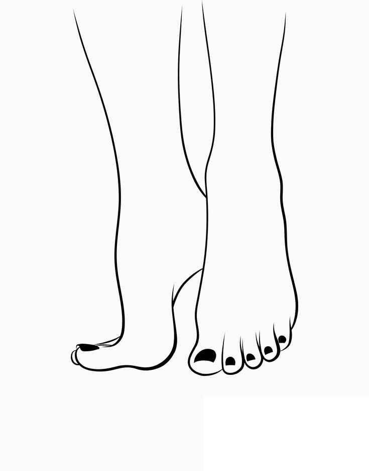 Fuß Ausmalbilder 902