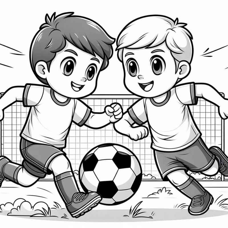 Fußball Ausmalbilder 389