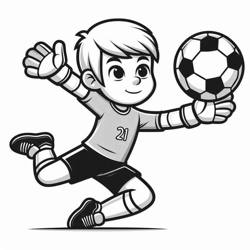 Fußball Ausmalbilder 520