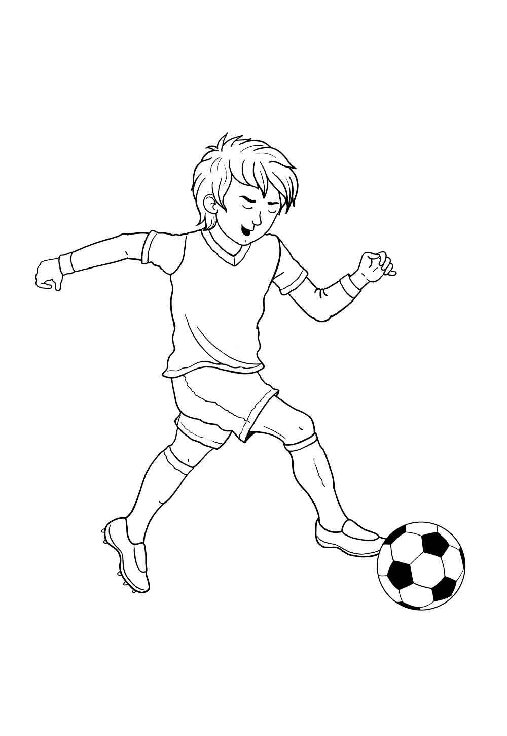 Fußballspieler Ausmalbilder 004