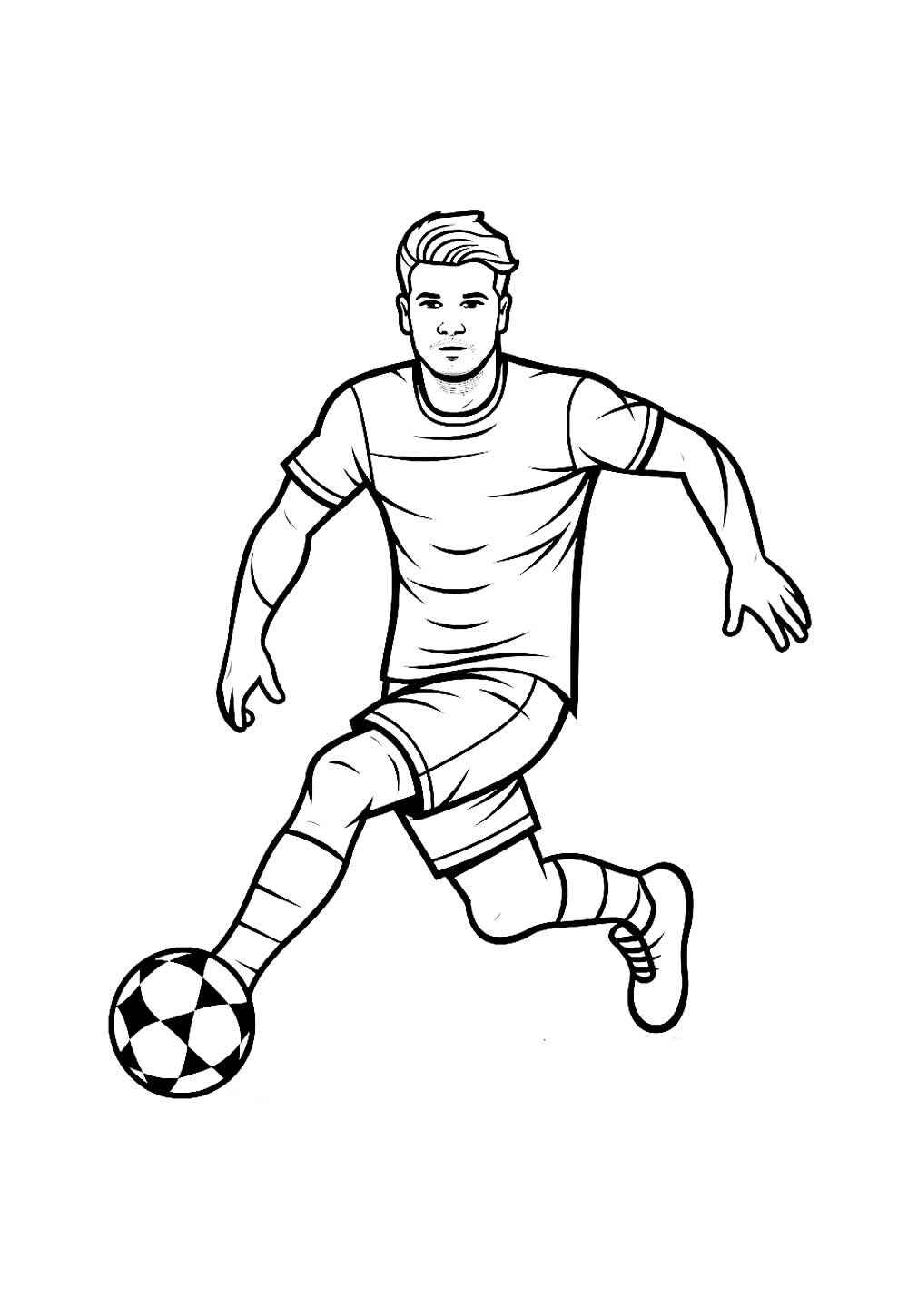 Fußballspieler Ausmalbilder 094