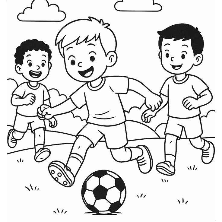 Fußballspieler Ausmalbilder 303