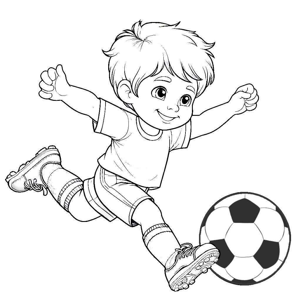 Fußballspieler Ausmalbilder 604