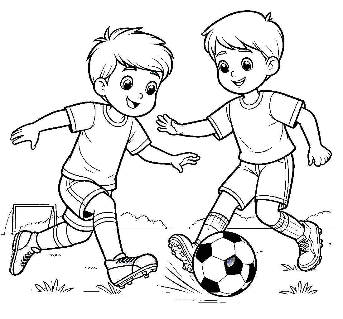 Fußballspieler Ausmalbilder 964