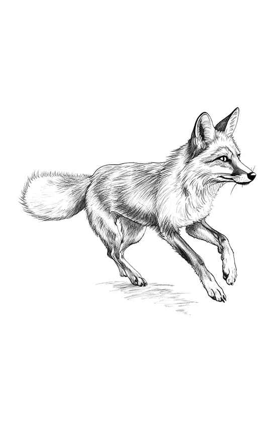 Fuchs Ausmalbilder 351