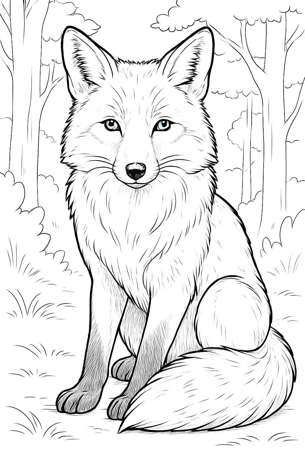 Fuchs Ausmalbilder 593