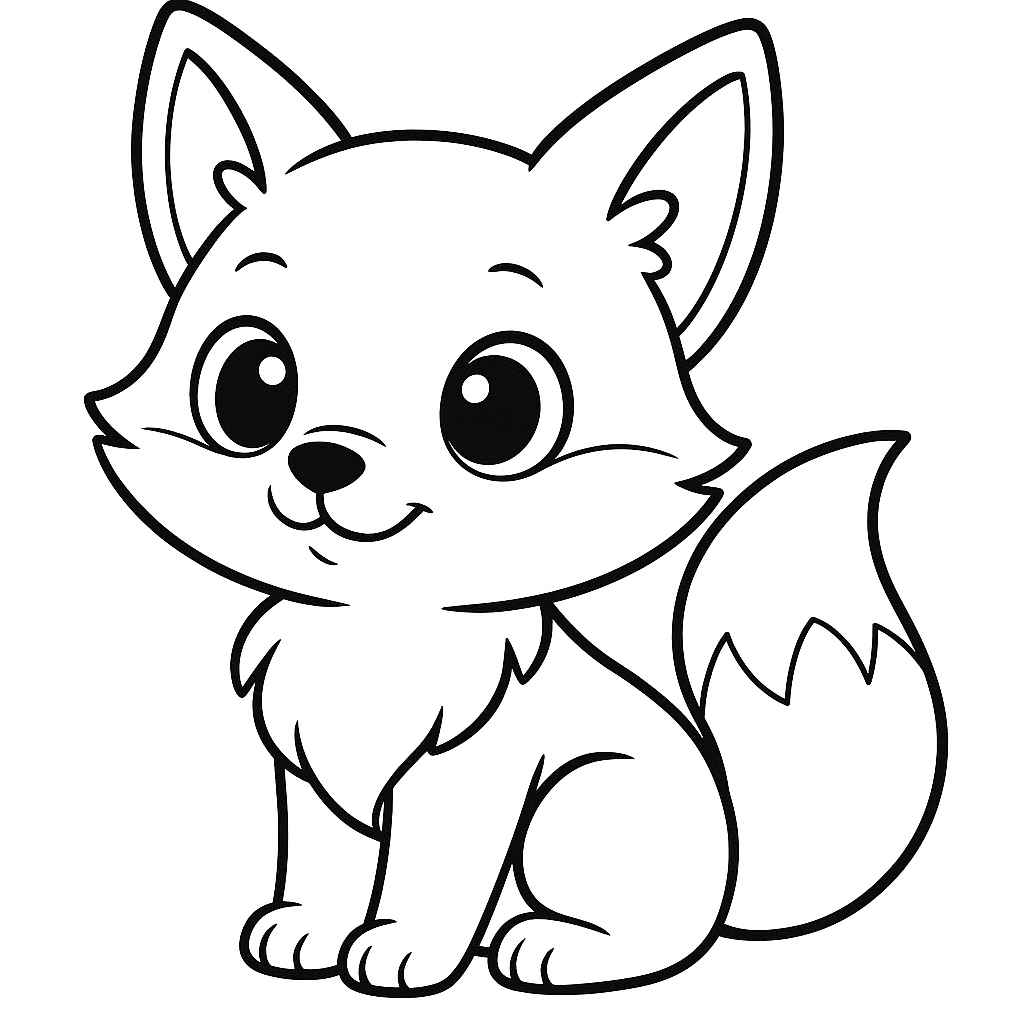 Fuchs Ausmalbilder 732