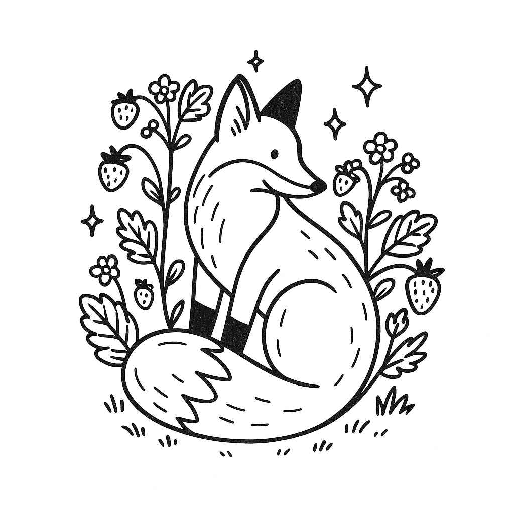Fuchs Ausmalbilder 793