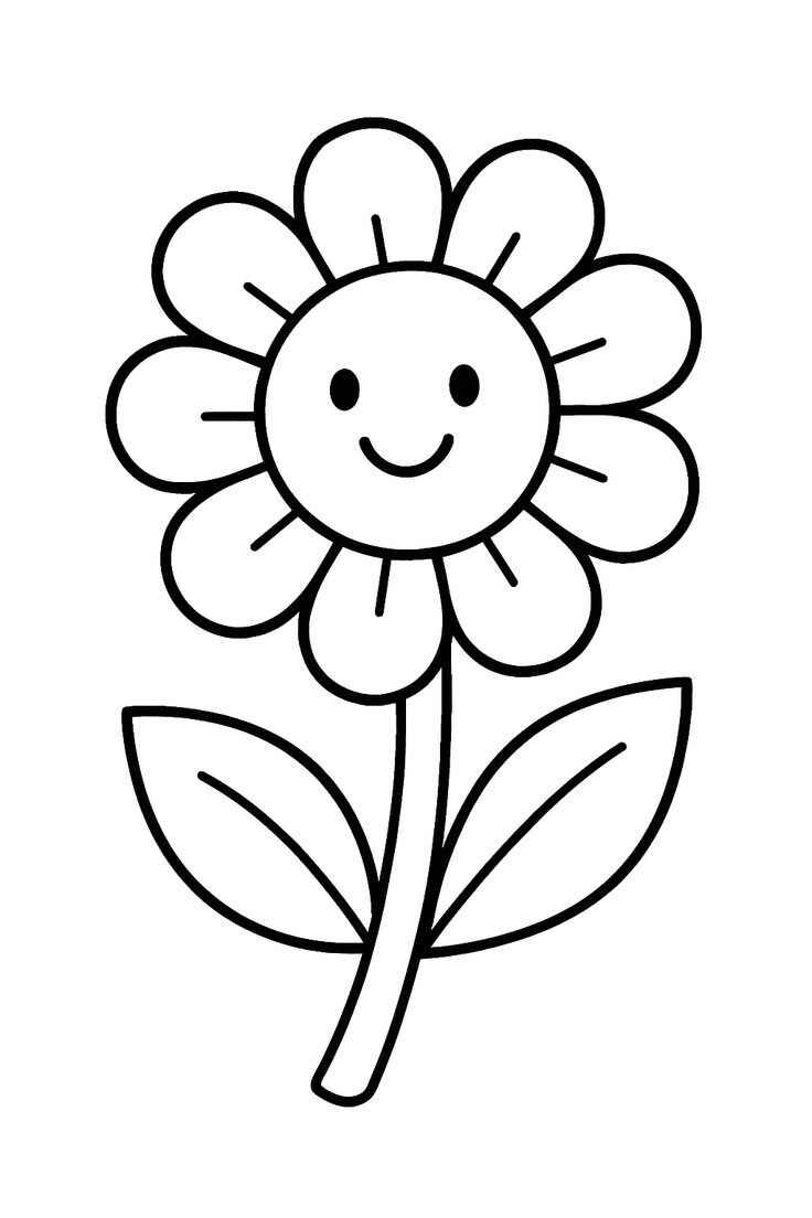 Gänseblümchen Ausmalbilder 131