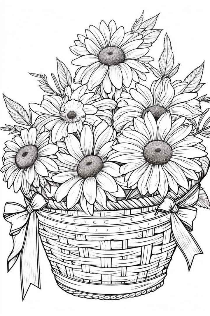 Gänseblümchen Ausmalbilder 159