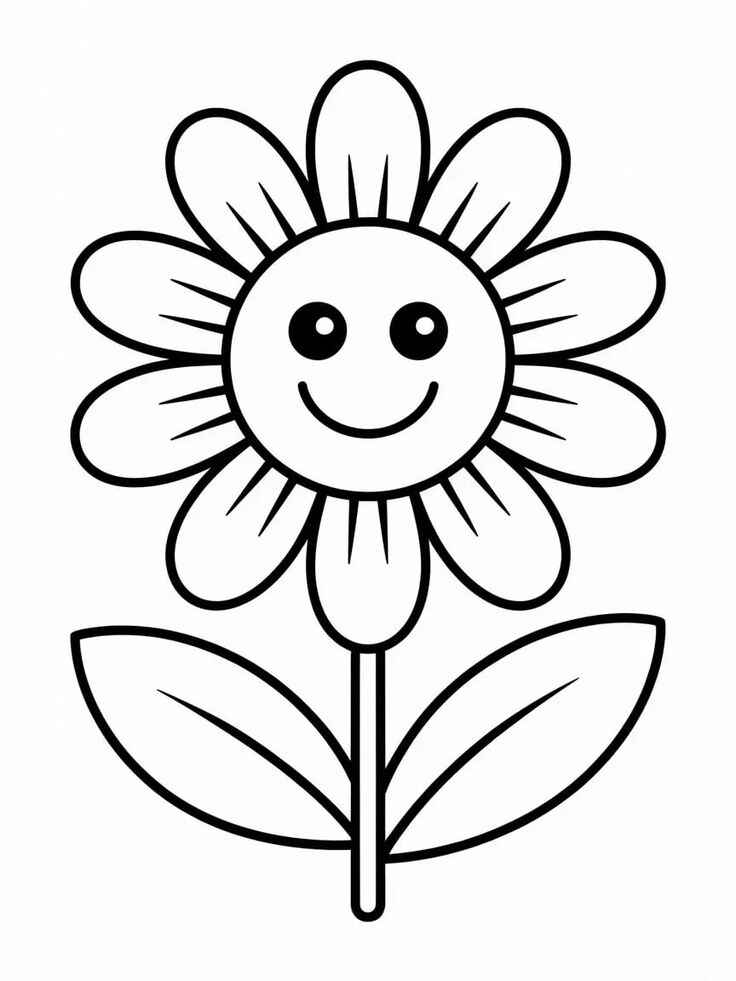 Gänseblümchen Ausmalbilder 965