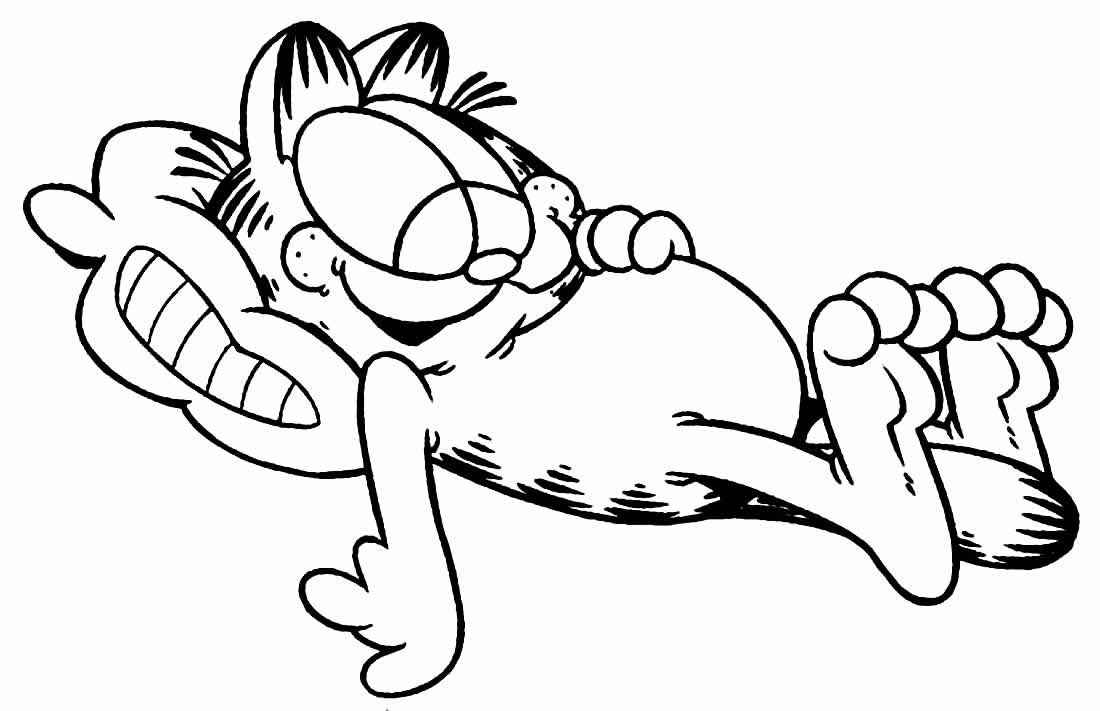 Garfield Ausmalbilder 100