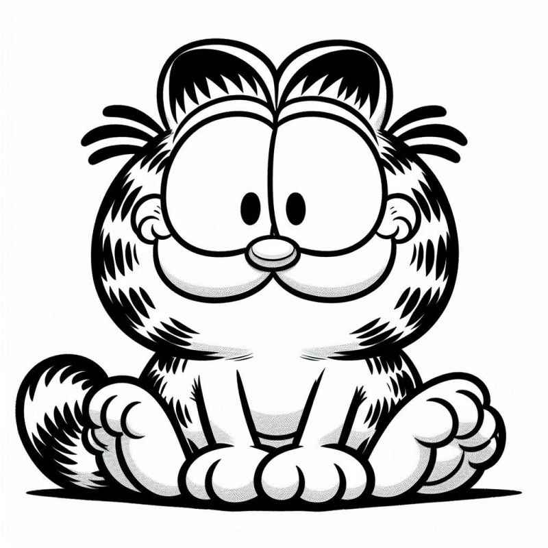 Garfield Ausmalbilder 430