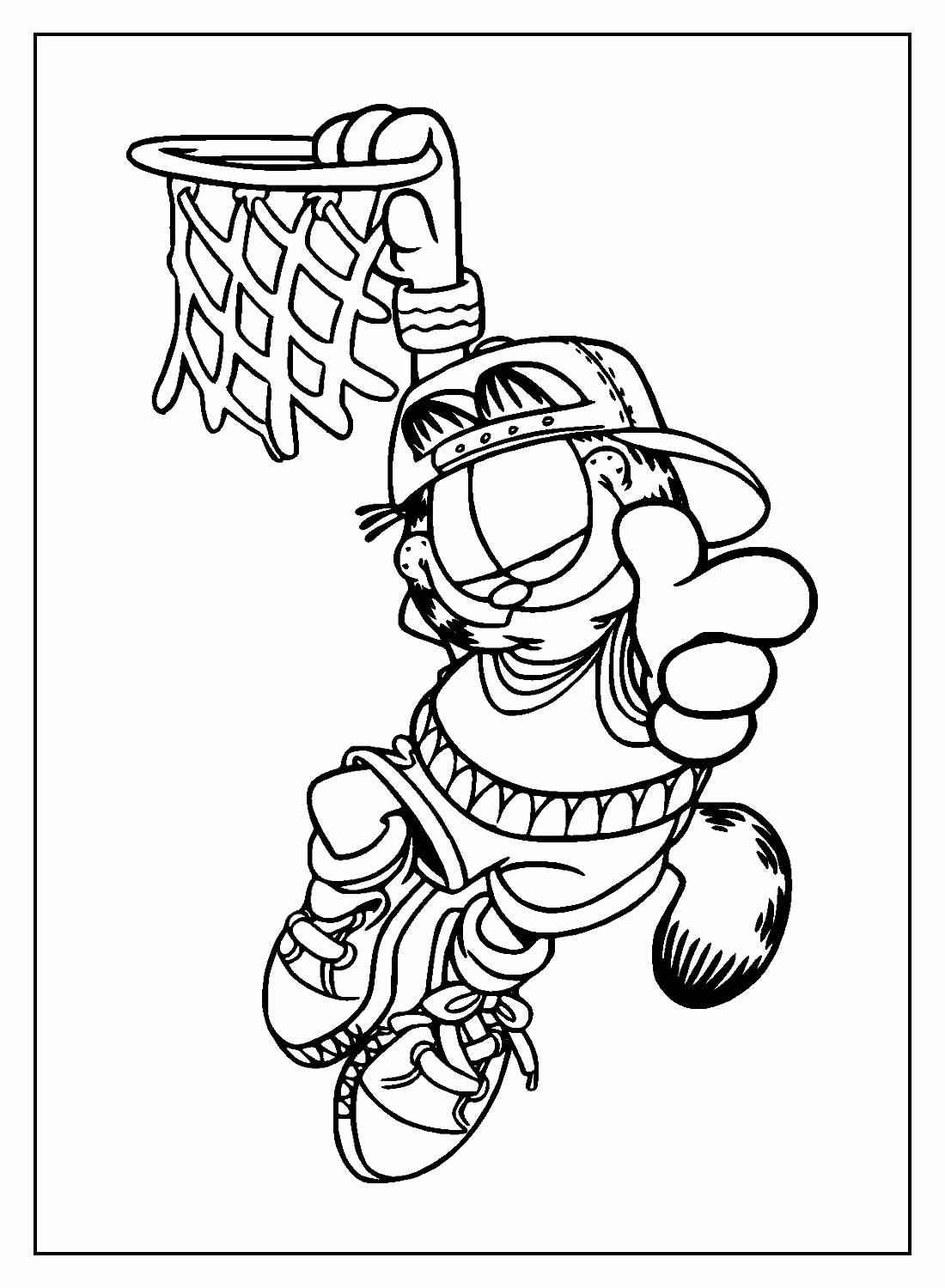 Garfield Ausmalbilder 455