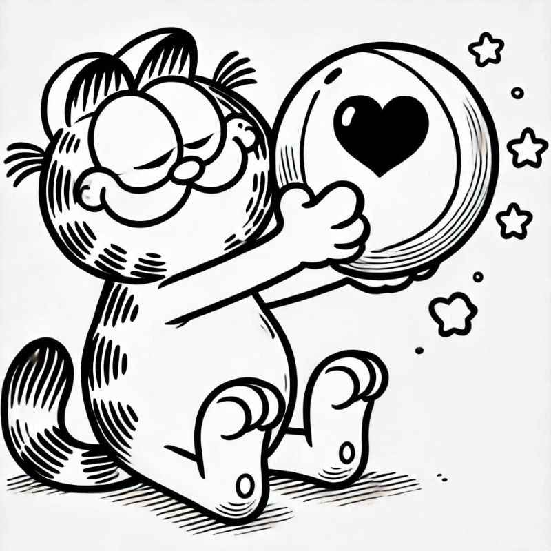 Garfield Ausmalbilder 476