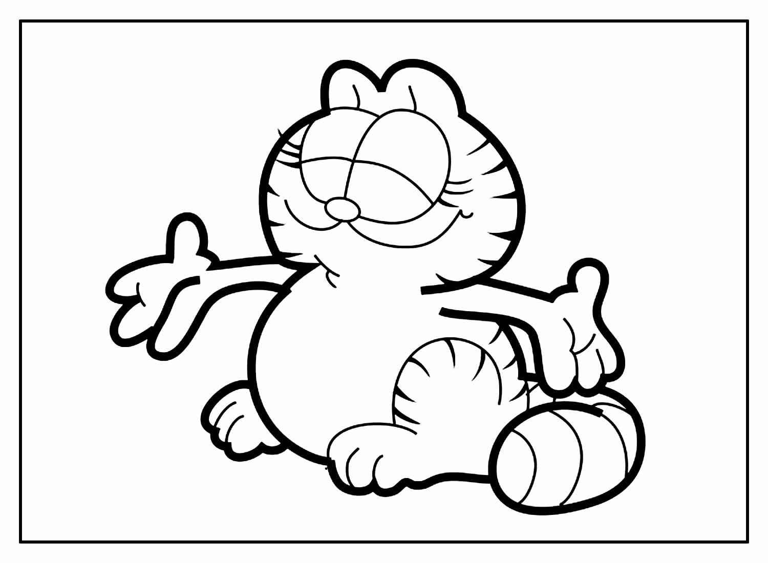 Garfield Ausmalbilder 574