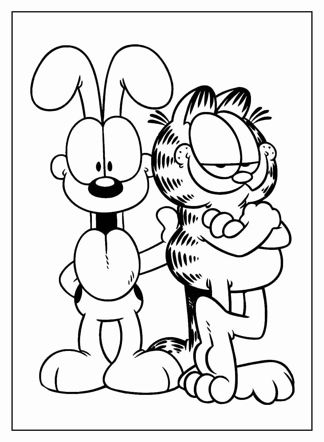 Garfield Ausmalbilder 593