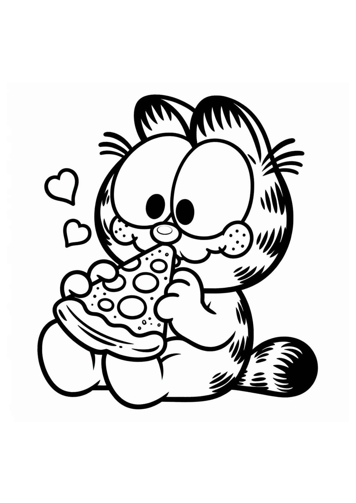 Garfield Ausmalbilder 738